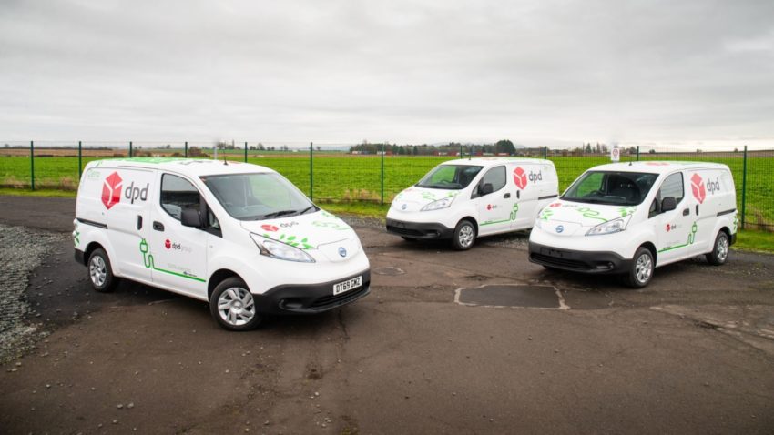 DPD Nissan vans