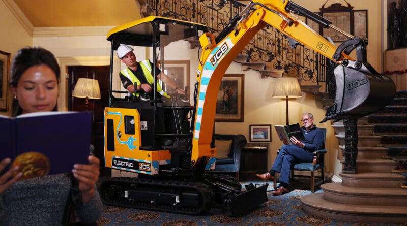JCB electric digger