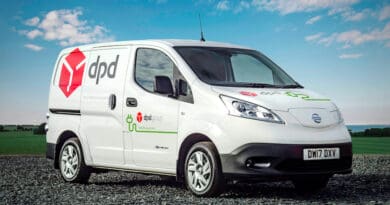 DPD electric Nissan van