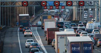 lorries motorway uk