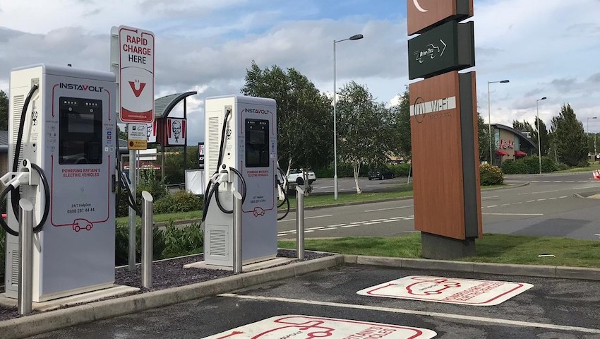 InstaVolt McDonalds charging