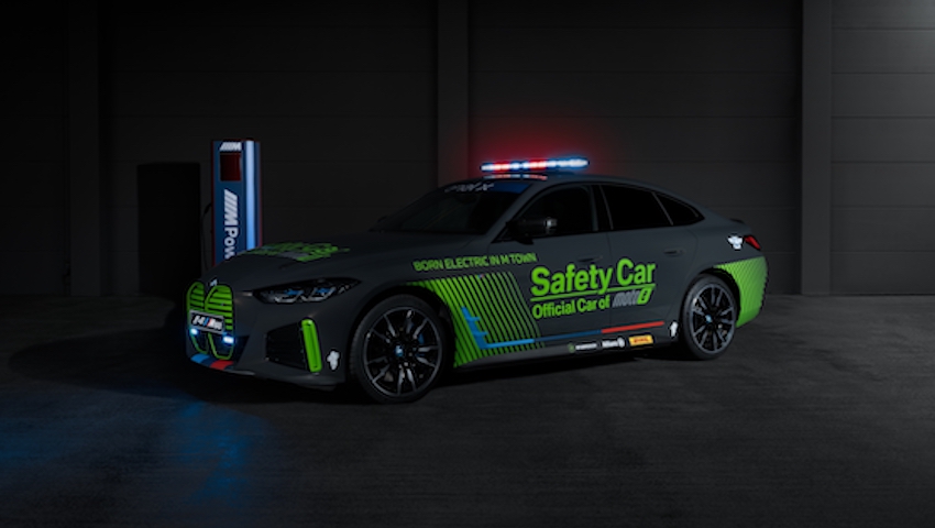 BMW I4 safety car MotoE