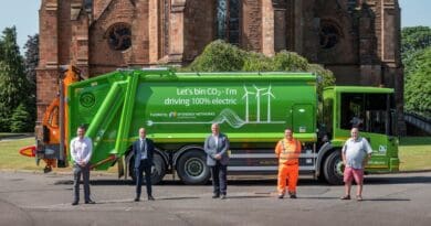 SP Energy Networks electric bin lorry