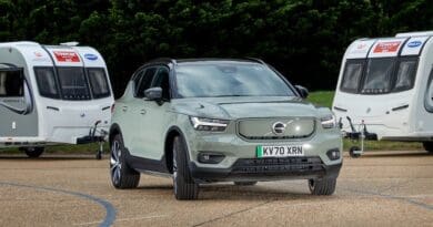 Volvo PA XC40 Recharge Caravan and Motorhome Towing Competition 2022