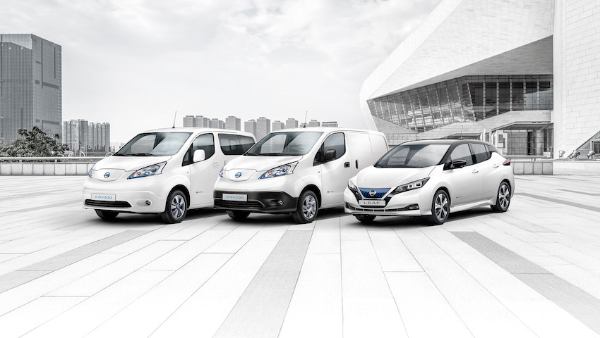 Nissan electric vehicles