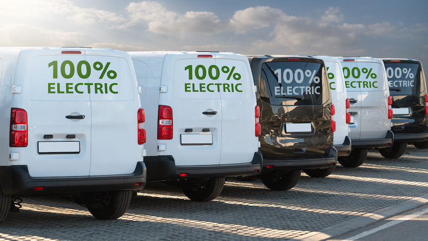 electric vans charging