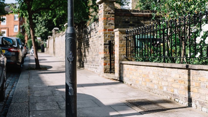 ubitricity ev lamp posts