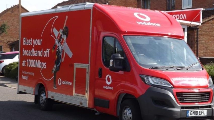 Vodafone UK fleet vehicle