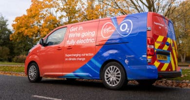 Virgin Media O2 EV van