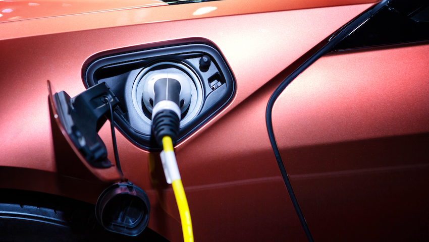 electric car plug in