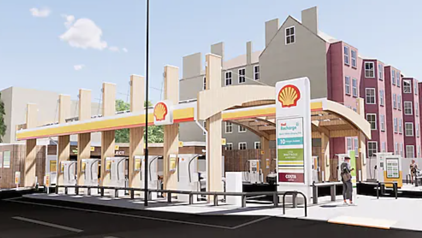 Shell Fulham EV hub