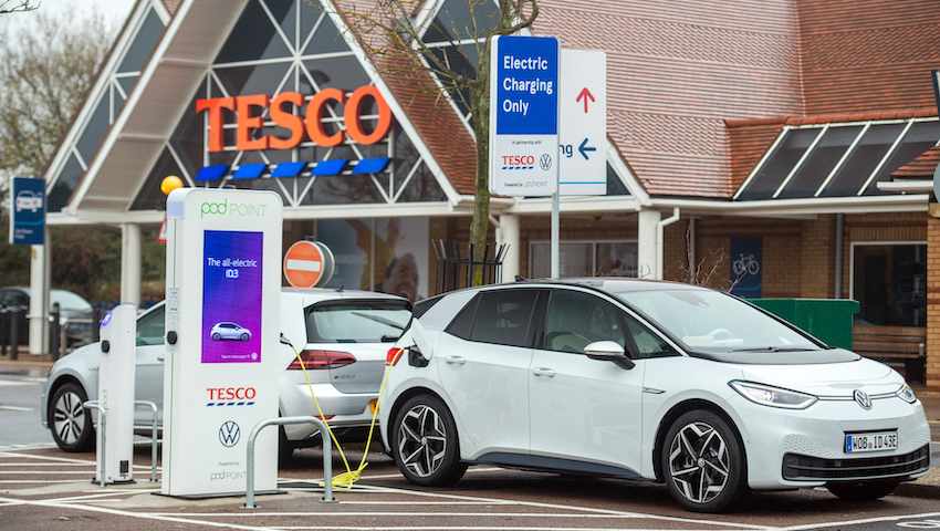 Tesco NI EV charging