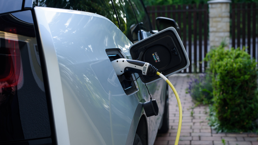 EV plug in car