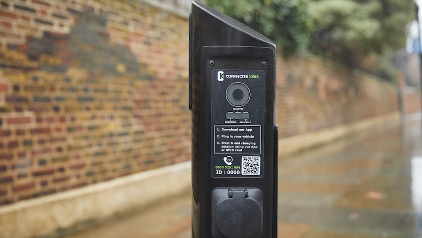 Connected Kerb street charger