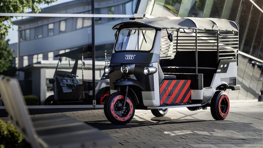 Audi e-tron rickshaw