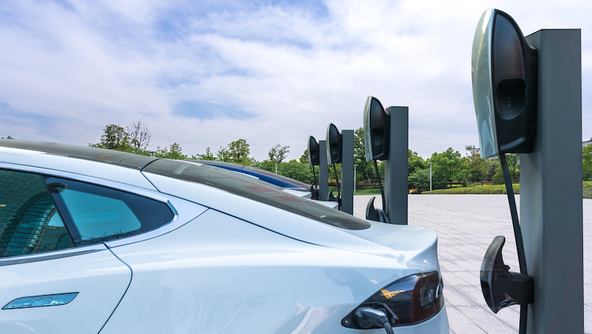 electric automobile charging with charging pile