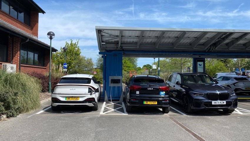 3ti Solar Car Park EV Hub