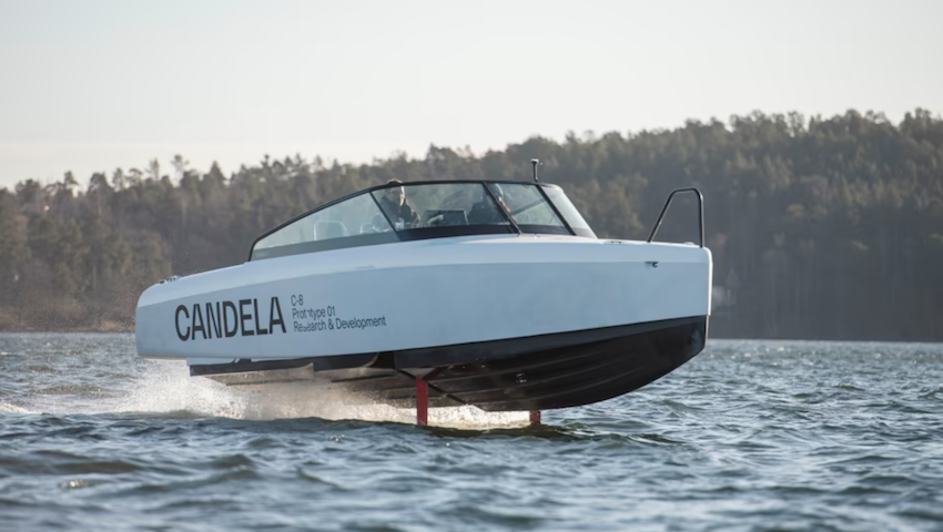 Candela electric boat Polestar