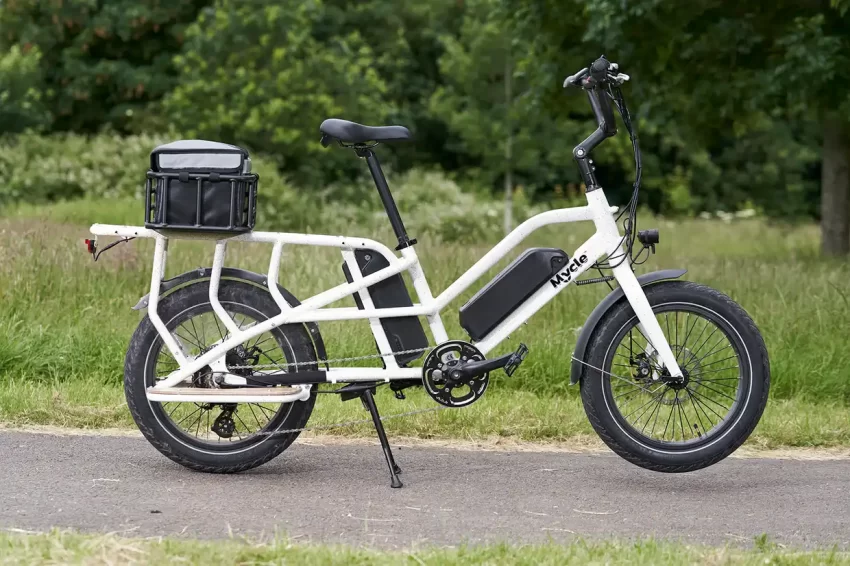 The Mycle Cargo electric bike offers a good-value avenue to owning a very capable cargo ebike with plenty of carrying capacity and impressive range.