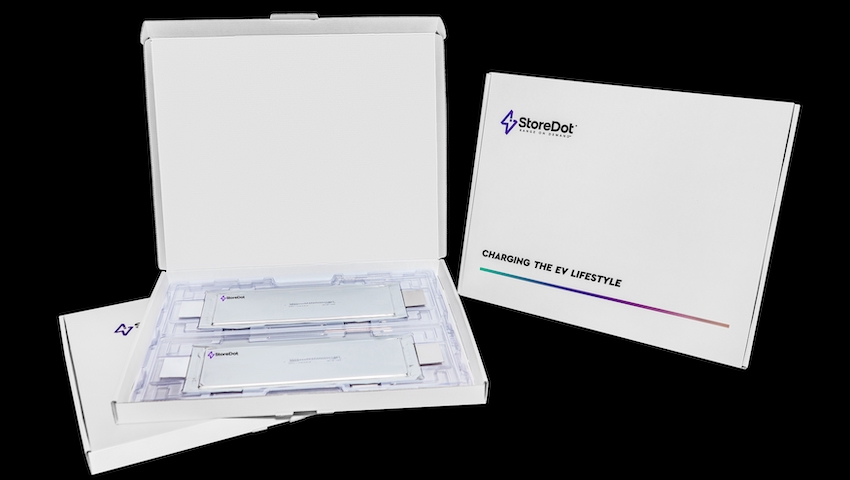 StoreDot 100in5 battery EV cell