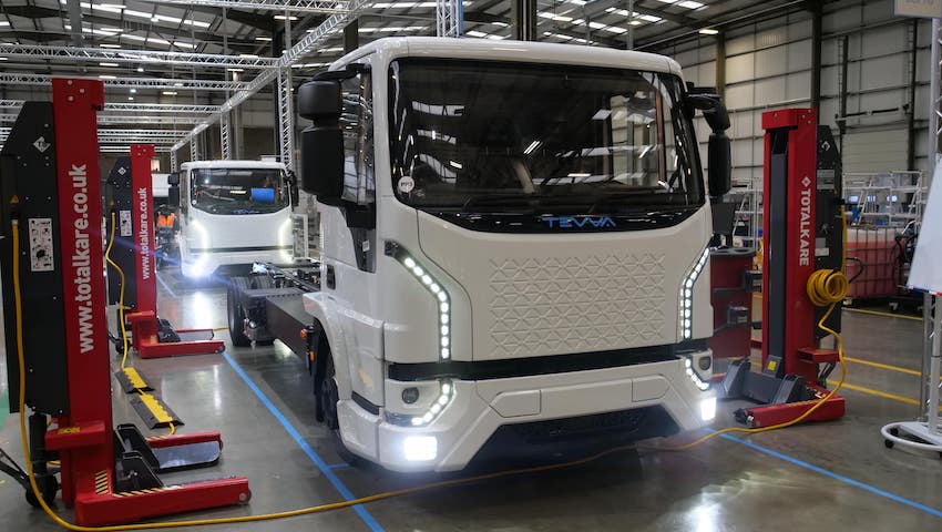 Tevva electric trucks