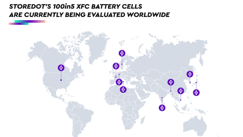 StoreDot battery testing