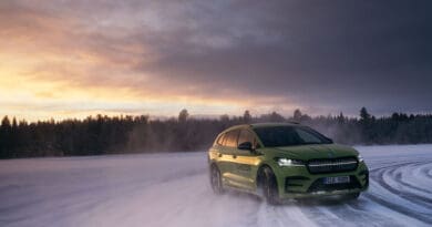 Skoda Drifting on Ice Record