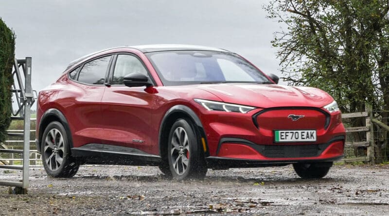 Ford Mustang Mach-E Extended Range AWD model sits in the middle of the manufacturer’s electric ‘Mach-E’ lineup