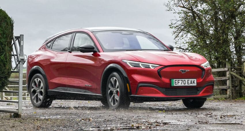 Ford Mustang Mach-E Extended Range AWD model sits in the middle of the manufacturer’s electric ‘Mach-E’ lineup