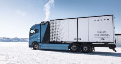 Volvo Trucks hydrogen ele tric truck test