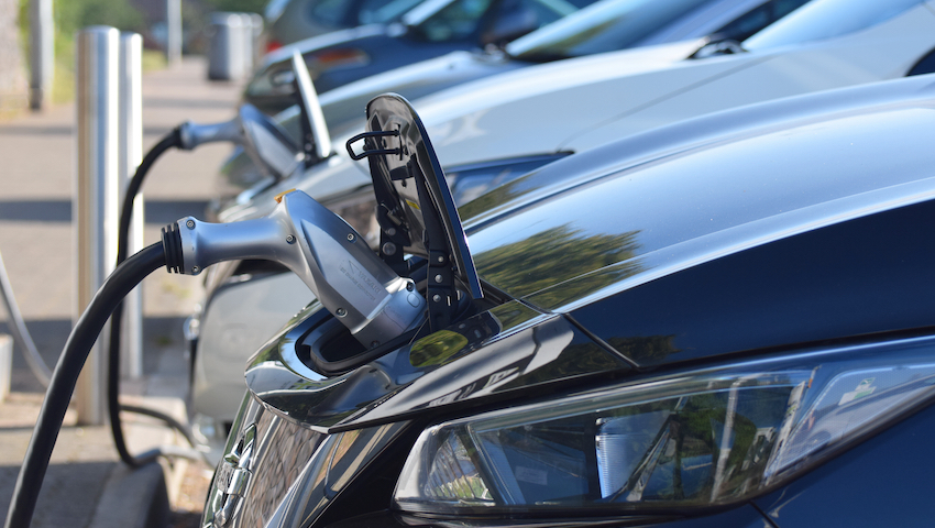 Electric cars charging