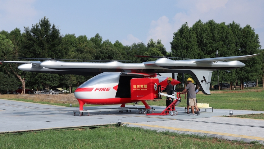 AutoFlight CarryAll Firefighting Version Preparing