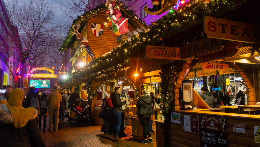 Birmingham Christmas market UK