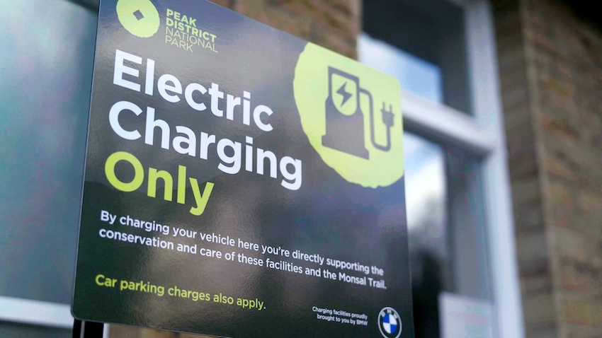 Peak District National Park announces new electric vehicle chargers to help drive lower emission journeys