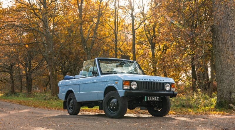 Classic car EV conversion specialist Lunaz has revealed its latest project - an open-top Range Rover inspired by a James Bond film.