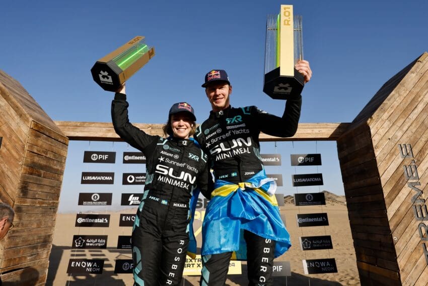 Johan Kristoffersson, RXR, said: “Today was a great day. The course was very fast and bumpy, but Mikaela did a great job, and I’m super happy to be back on top! Looking forward to doing it again tomorrow!” Mikaela Åhlin-Kottulinsky, RXR, said: “Starting this season with a win feels incredible. Johan handed over the car in a good position, but the competition was intense - especially my battle with Cristina. I was very happy to make the overtake and take the win.”