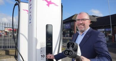 Northern Ireland’s largest ultra-rapid charging hub has gone live in Belfast.