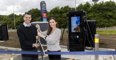 London Stansted Airport has opened a new public charging hub offering ultra-rapid charging en route to and from the airport.