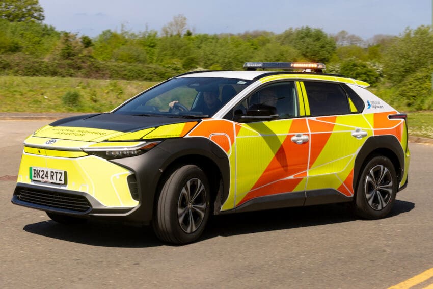 National Highways has begun the electrification of its vehicle fleet with the delivery of its first Toyota EVs.