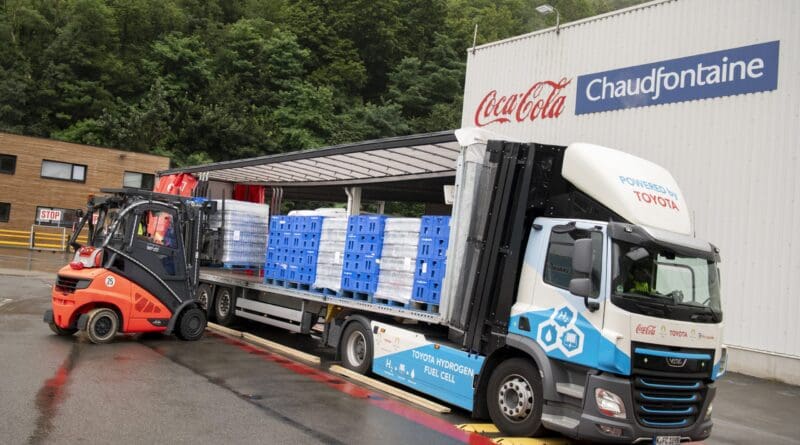 Toyota has teamed up with Coca-Cola to lead a new trial of hydrogen fuel cell-powered trucks in Europe.