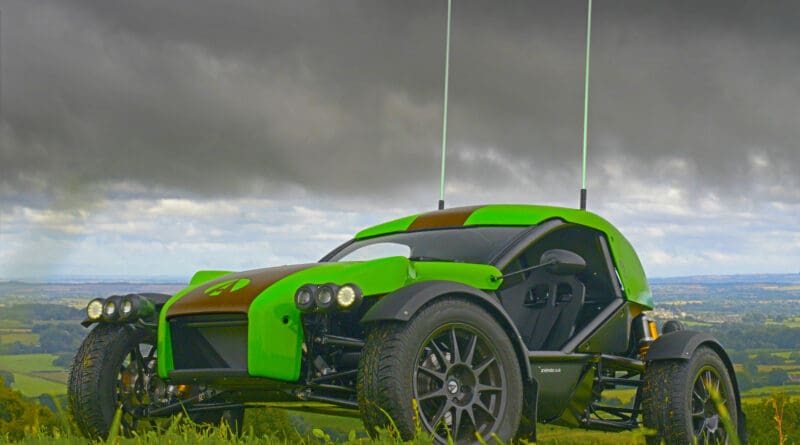Ariel, the British firm behind extreme lightweight cars such as the Atom and Nomad, has given a glimpse of its plans for an all-electric model with the e-Nomad.