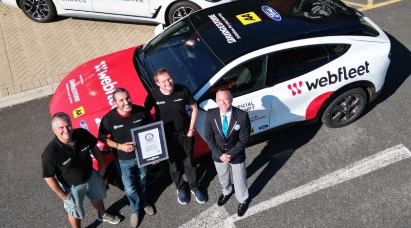 The Guinness World Record for the longest journey by electric car has been smashed by a team from the UK.