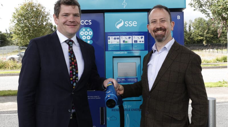 Energy and EV charging provider SSE has opened its first dedicated ultra-rapid charging hub in Ireland.