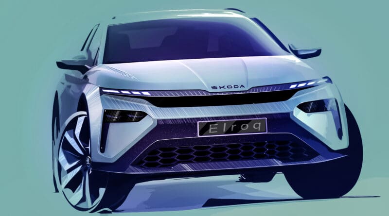 Skoda has given the clearest hints yet about the styling of its new Elroq family SUV with two new design sketches.
