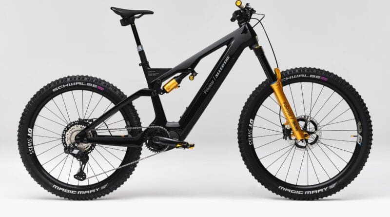 Swedish EV specialist Polestar has revealed an electric mountain bike to go with its new SUV range.