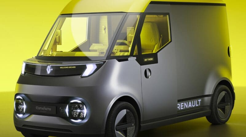 Renault has revived the Estafette name as a new all-electric delivery van intended for city centre use.