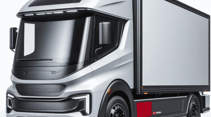Electric commercial vehicle specialist TUAL has revealed a new swappable powerbank for electric HGVs that it says can get a truck back on the road in less than five minutes.