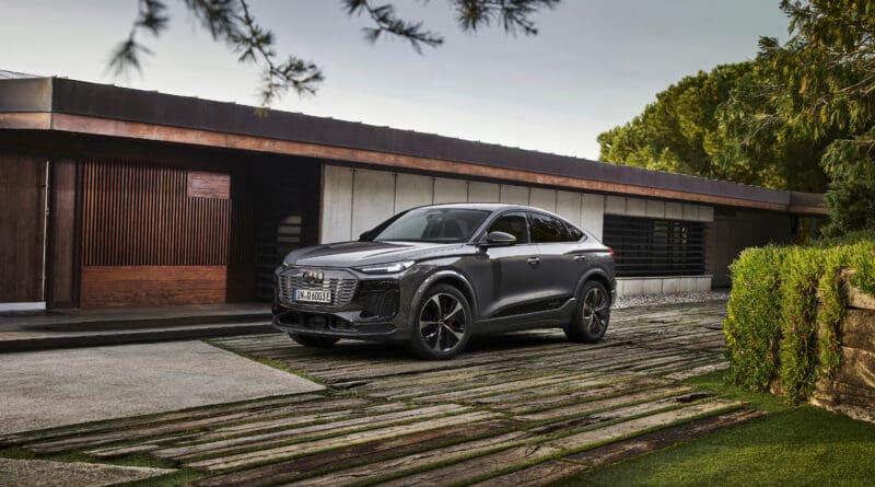 Audi is expanding its electric vehicle lineup with the introduction of the Q6 Sportback e-tron, a sleek and sporty version of its popular SUV design.