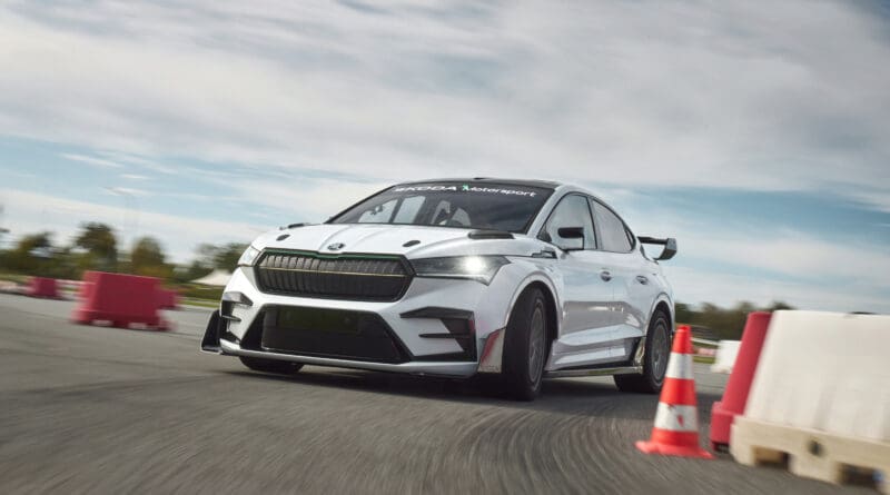 Skoda has revealed the Enyaq RS Race – a motorsport concept based on the sportiest version of its popular family SUV.