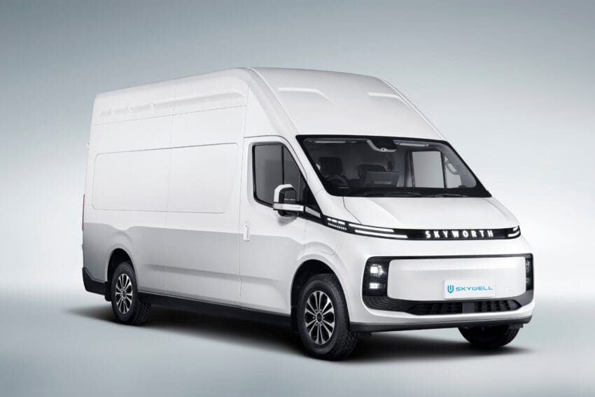 Chinese car and van maker Skywell has confirmed it will launch its first all-electric commercial vehicle in Europe next year.